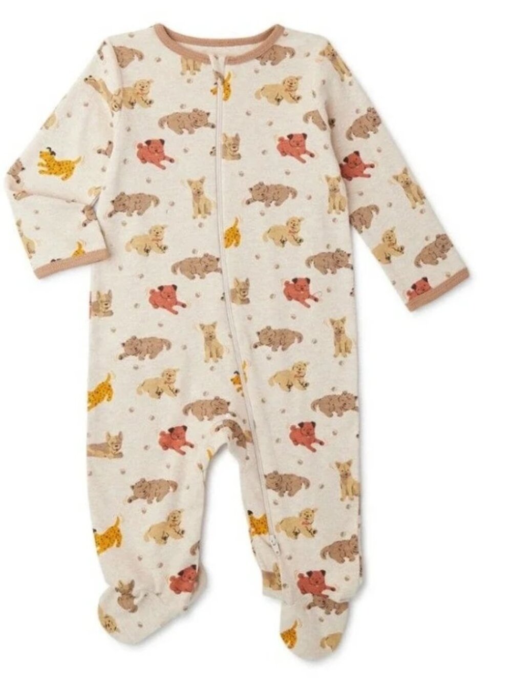 Puppies Baby Sleep n' Play Onesie (0-3M)